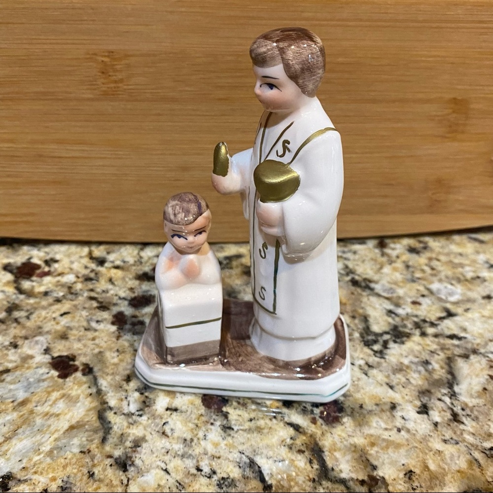 Vintage Communion Cake Topper